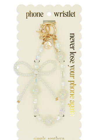 Phone Wristlet-Pearl 2 sizes