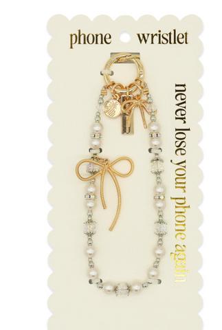 Phone Wristlet-Pearl Light Pink