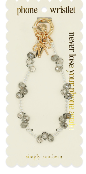 Phone Wristlet- Trio Gray