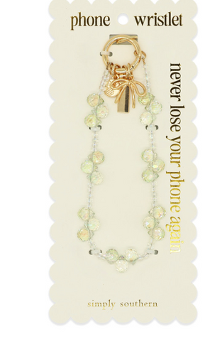 Phone Wristlet-Trio Green