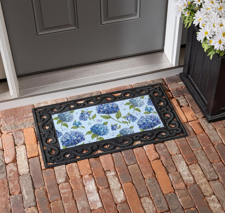 VivaStyle Sassafras Switch Mat, 22"Lx10"H, Hydrangea Haven