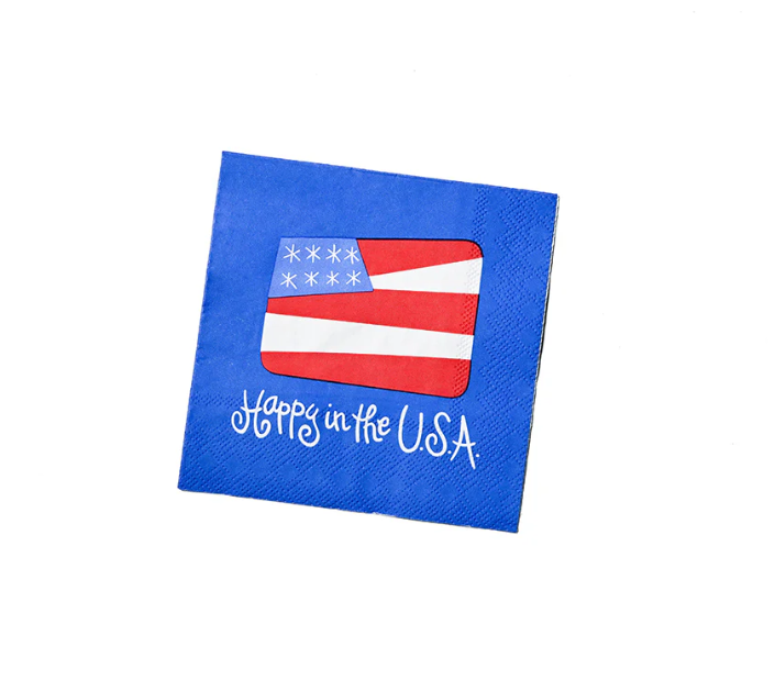 Flag Cocktail Napkins Set of 20