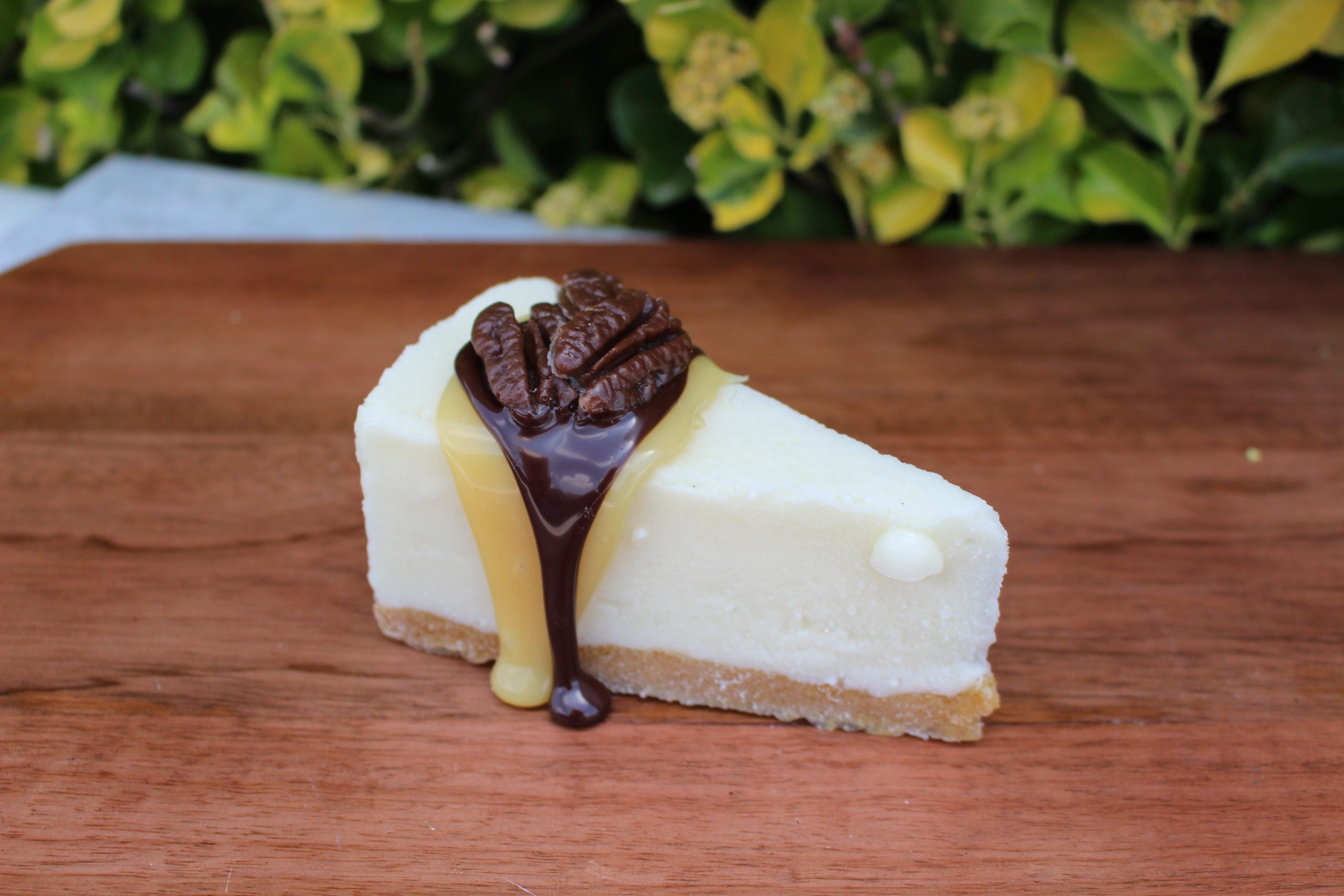 Turtle Cheesecake Slice