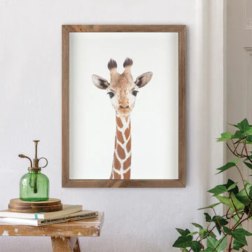 GIRAFFE FRAMED ART