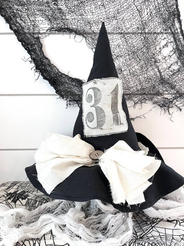 Primitive Witch Hat Black