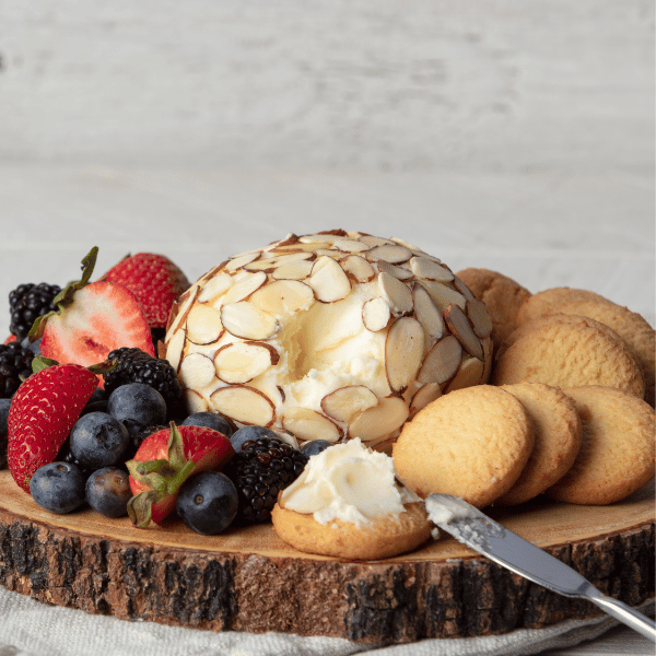 Wind & Willow - White Choc. Amaretto Cheesecake (cs 12) -Sweet Cheeseball