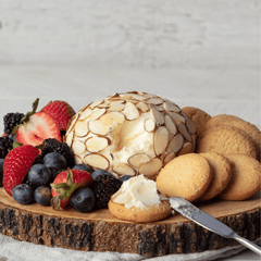 Wind & Willow - White Choc. Amaretto Cheesecake (cs 12) -Sweet Cheeseball