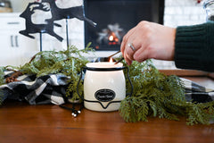 16 oz Butter Jar Candle: Fireside Flannel