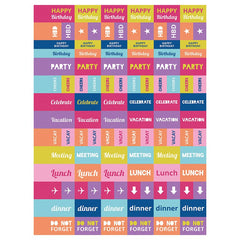 TF Publishing - Paper Goods - 2025 Malibu Stripes Medium Weekly Monthly Planner