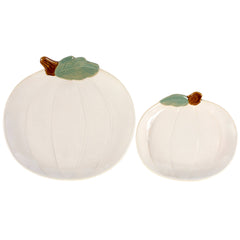 White Pumpkins Plate