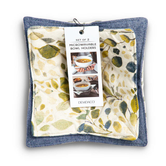 Bowl Cozy Set-Spring Leaves