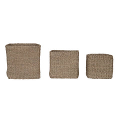 Hand-Woven Seagrass Baskets