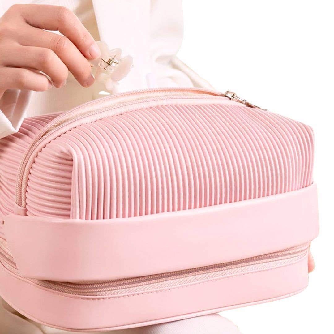 Large Two-Tiered Makeup Bag