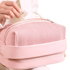 Large Two-Tiered Makeup Bag