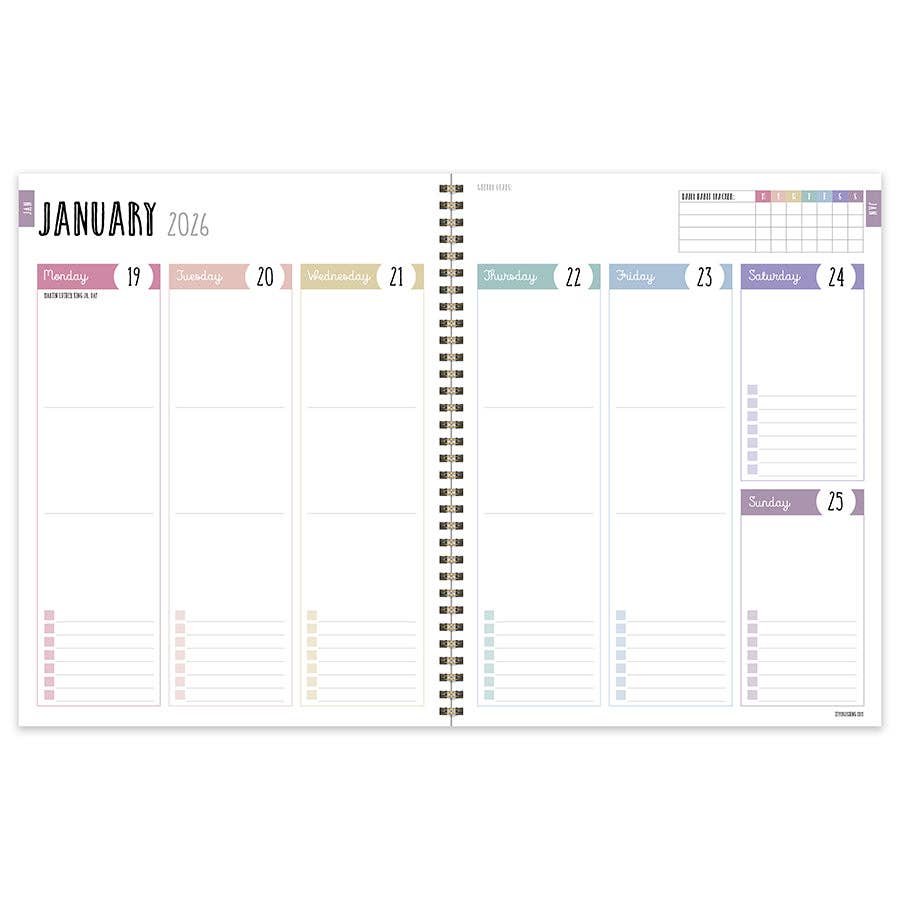 2026 Robin's Egg Large Weekly Monthly Planner