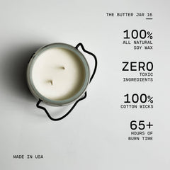 16 oz Butter Jar Candle: Brown Butter Pumpkin