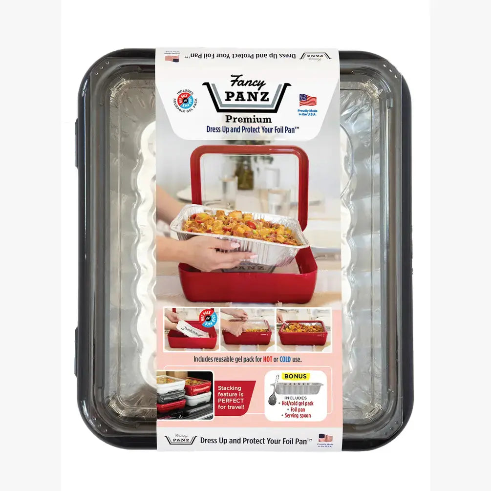 Fancy Panz - Premium Set - Pan Frame w/ Lid & Gel Pack - Charcoal