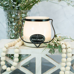 Milkhouse Candle Company - 16 oz Butter Jar Candle: Jasmine & Honeysuckle