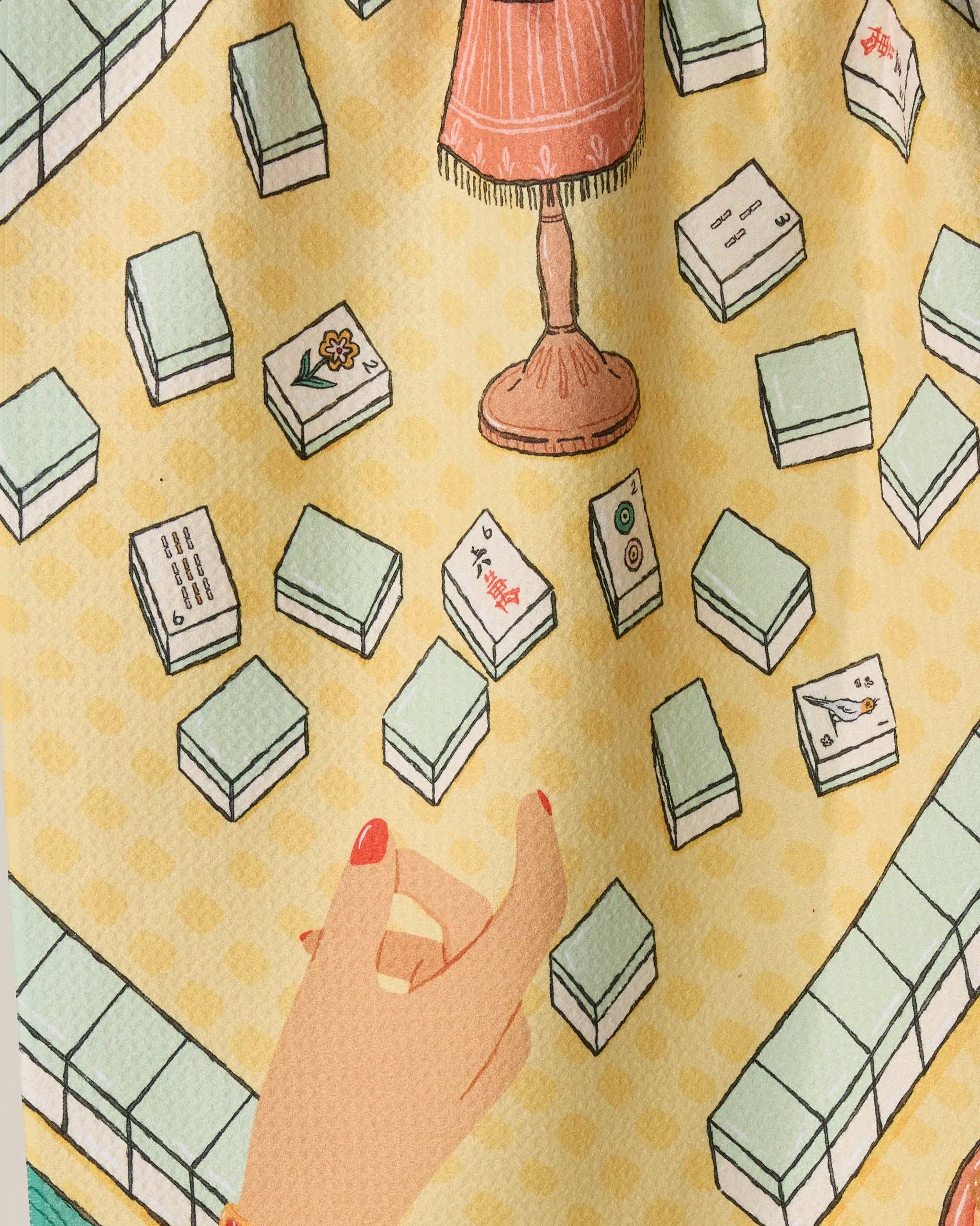Geometry - Lucky Hand Tea Towel