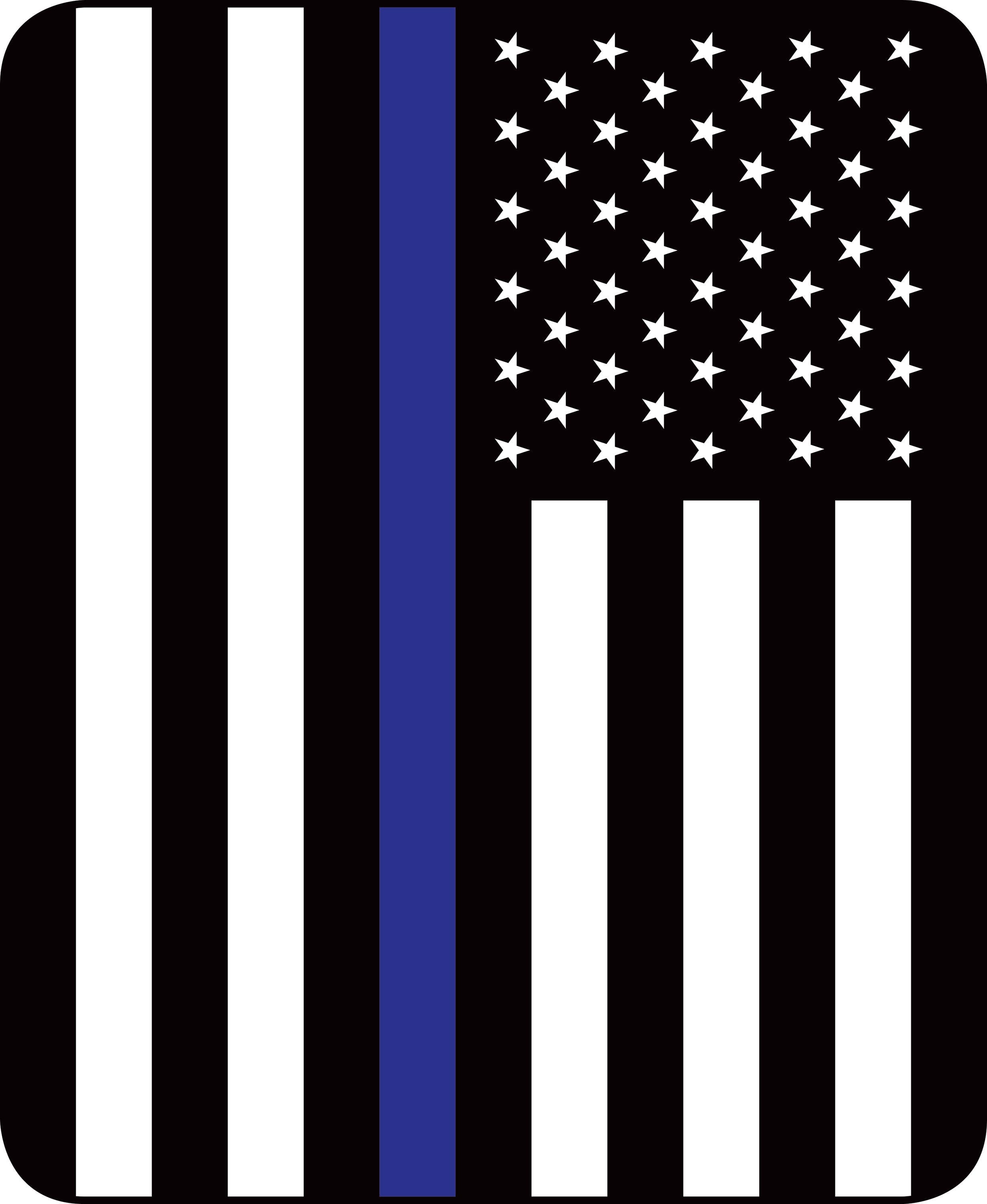 "Police Department Flag"  Blanket