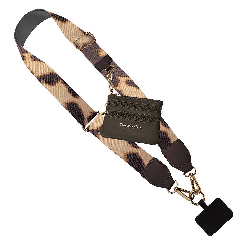Save The Girls - Clip & Go Crossbody Strap with Pouch - Fun
