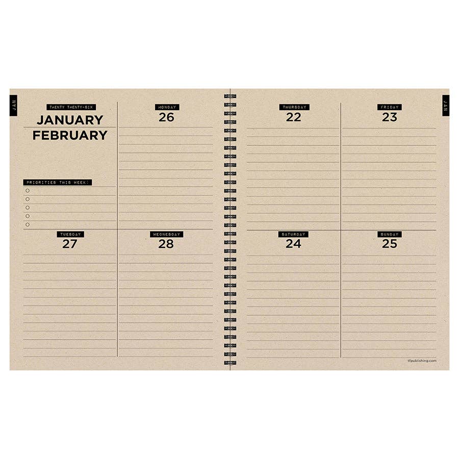 2026 Growing Helios Large Weekly Monthly Planner