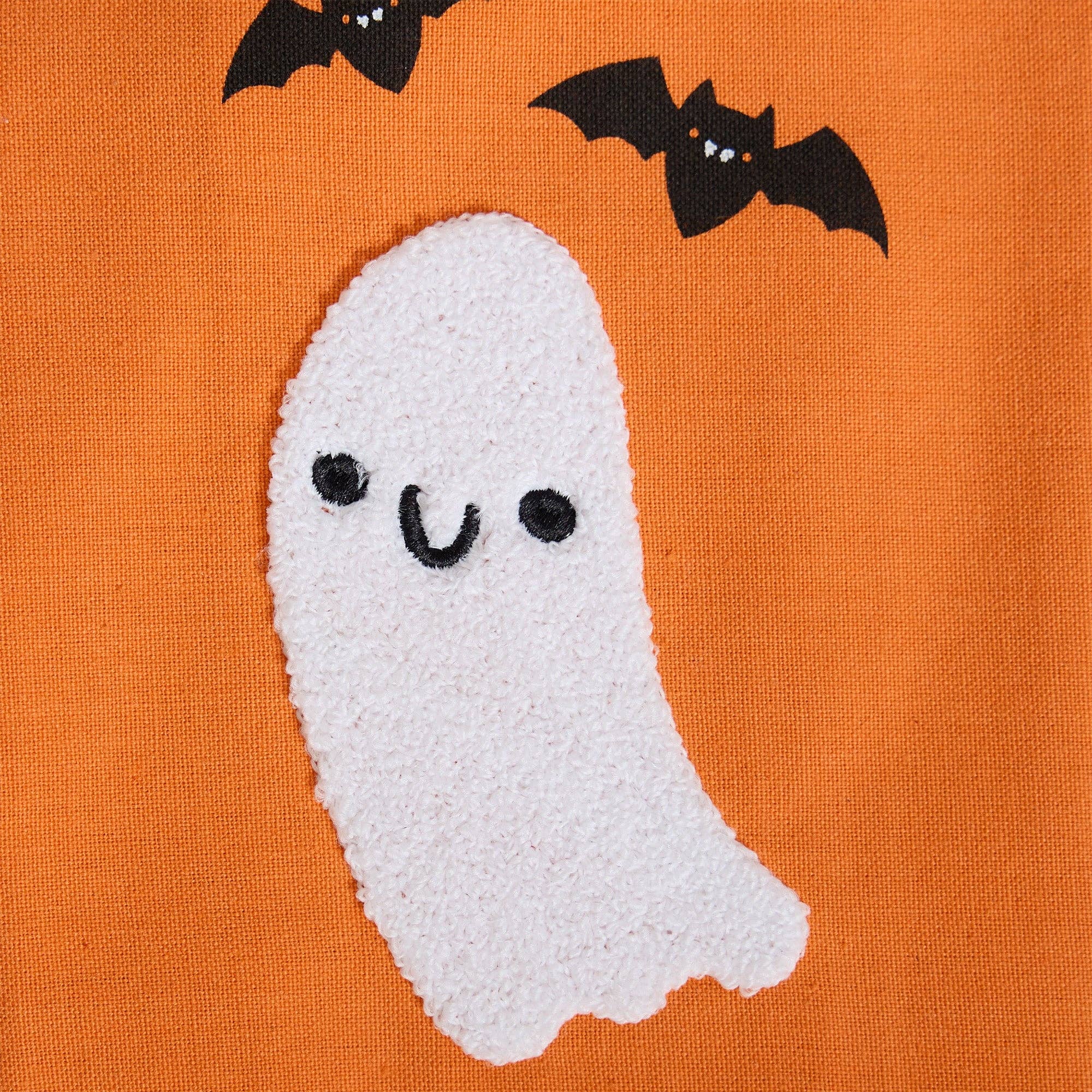 Spooky Friends Embellished Dishtowel