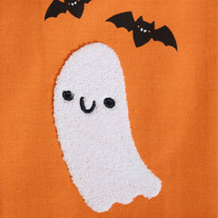 Spooky Friends Embellished Dishtowel