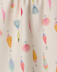 Geometry - Fishing Lures Tea Towel