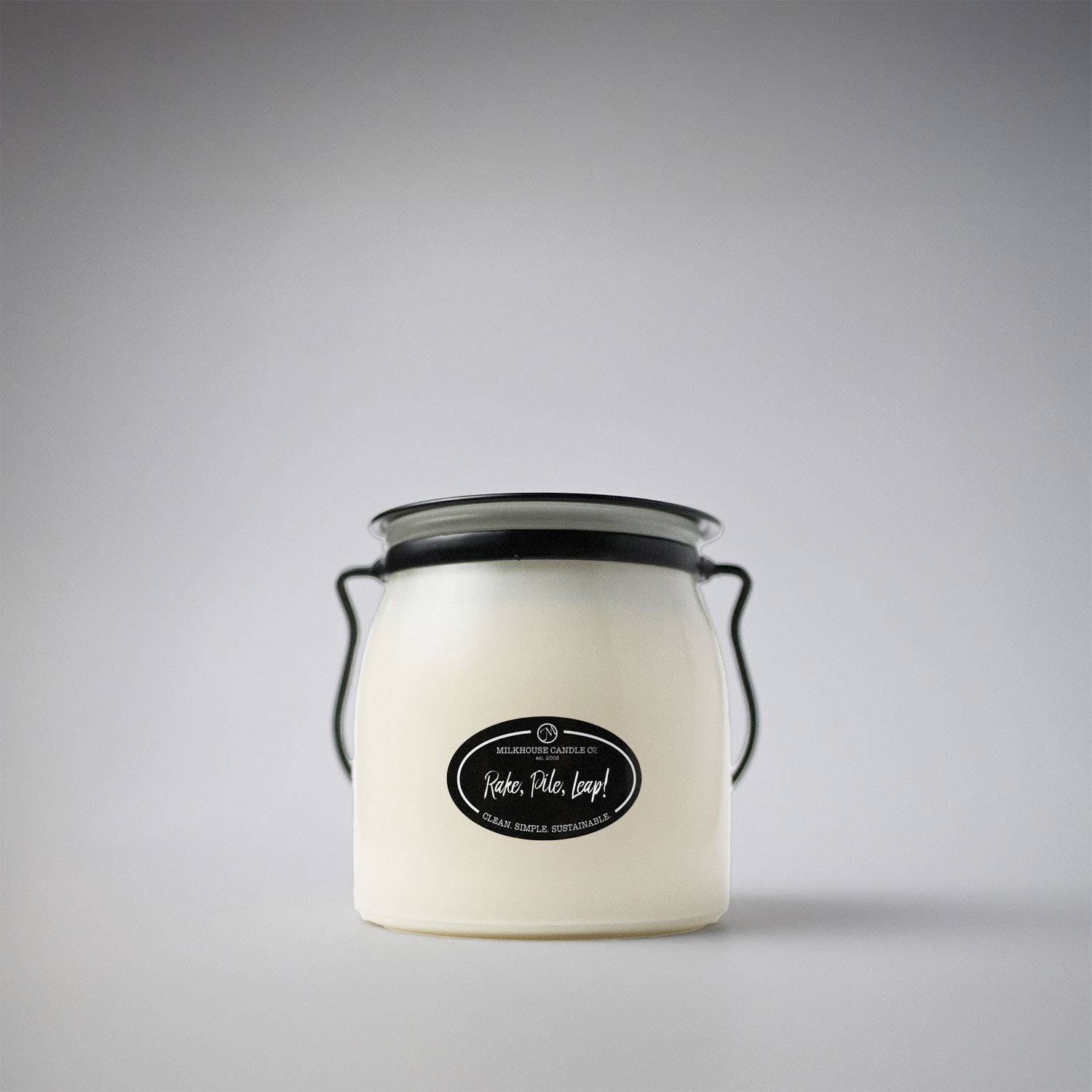 16 oz Butter Jar Candle: Rake, Pile, Leap!