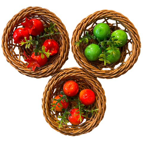 Country Fruit Basket Fridge Magnet Novelty