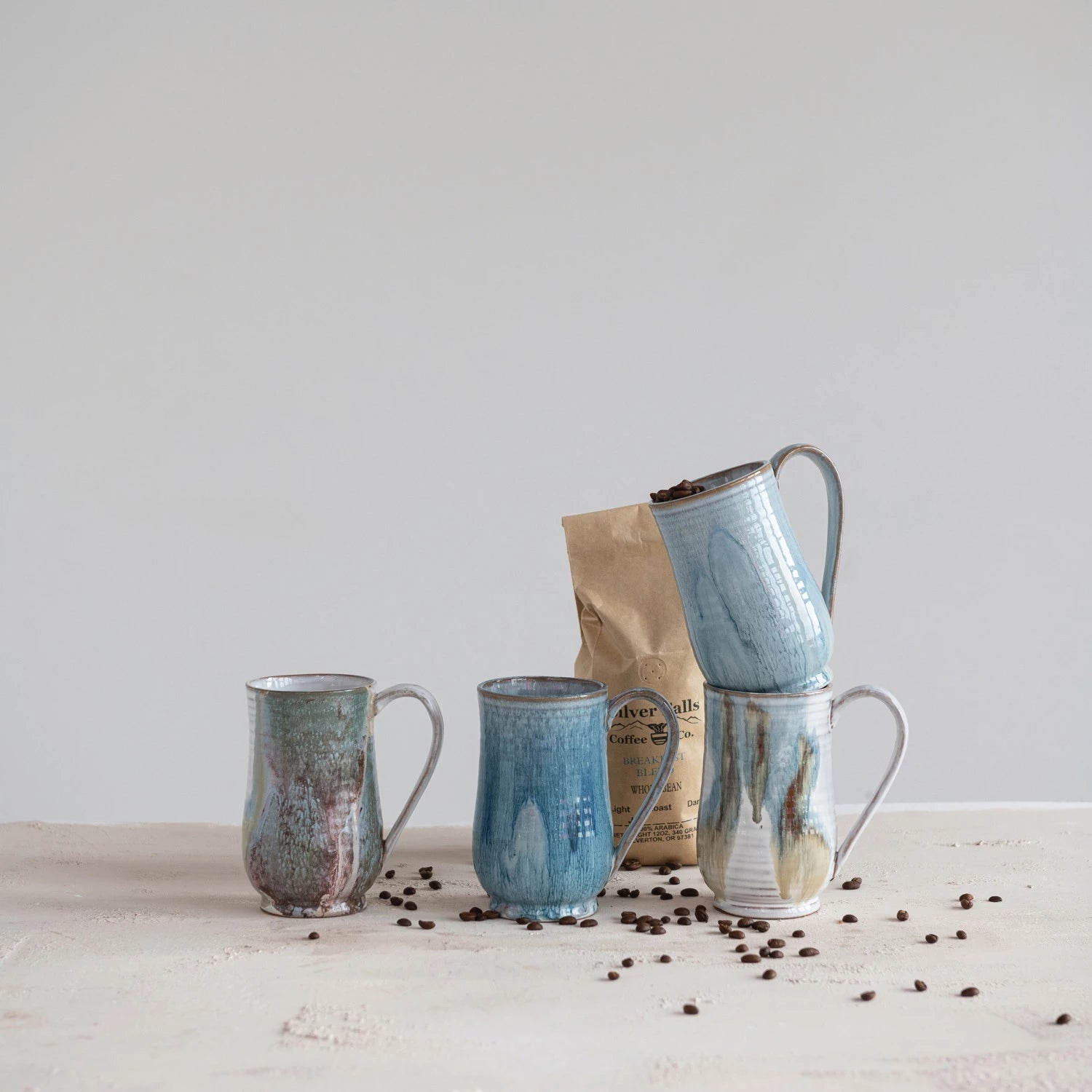 20 oz. Stoneware Mug, 4 Colors (Each One Will Vary) – Avenue 550