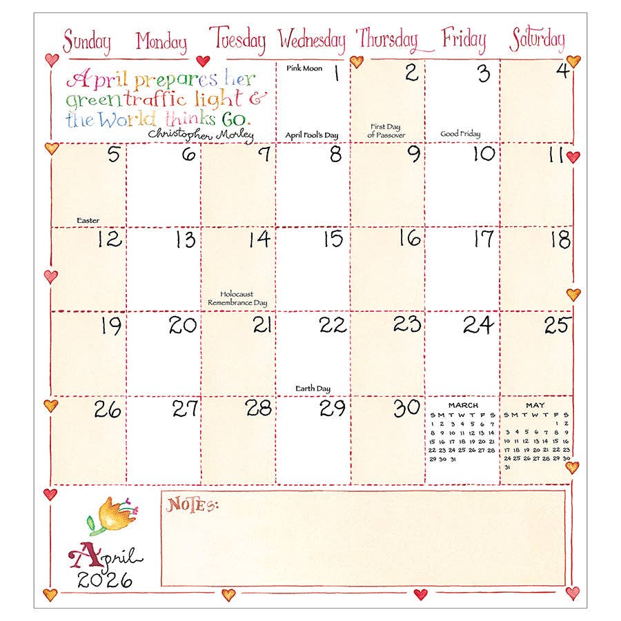 2026-2027 Susan Branch Small Monthly Pocket Planner