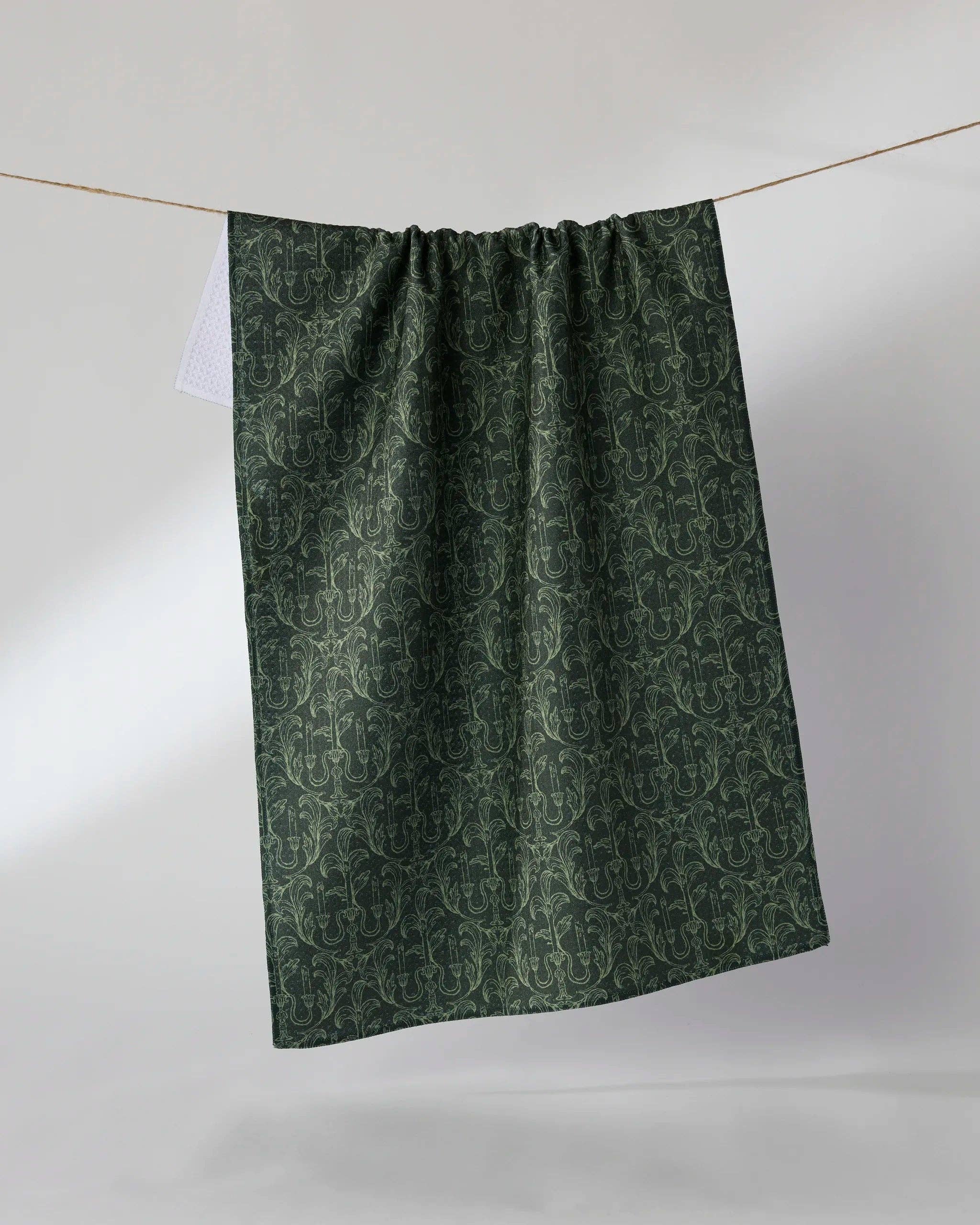 Geometry - Moody Manor Tea Towel