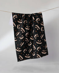 Geometry - Haunted Grin Tea Towel
