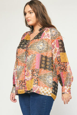 Paisley Patchwork Top