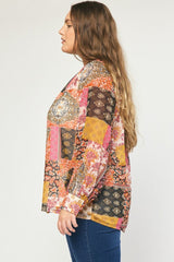 Paisley Patchwork Top