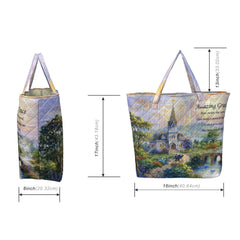 "Amazing Grace" Designer Quilted Tote Bag