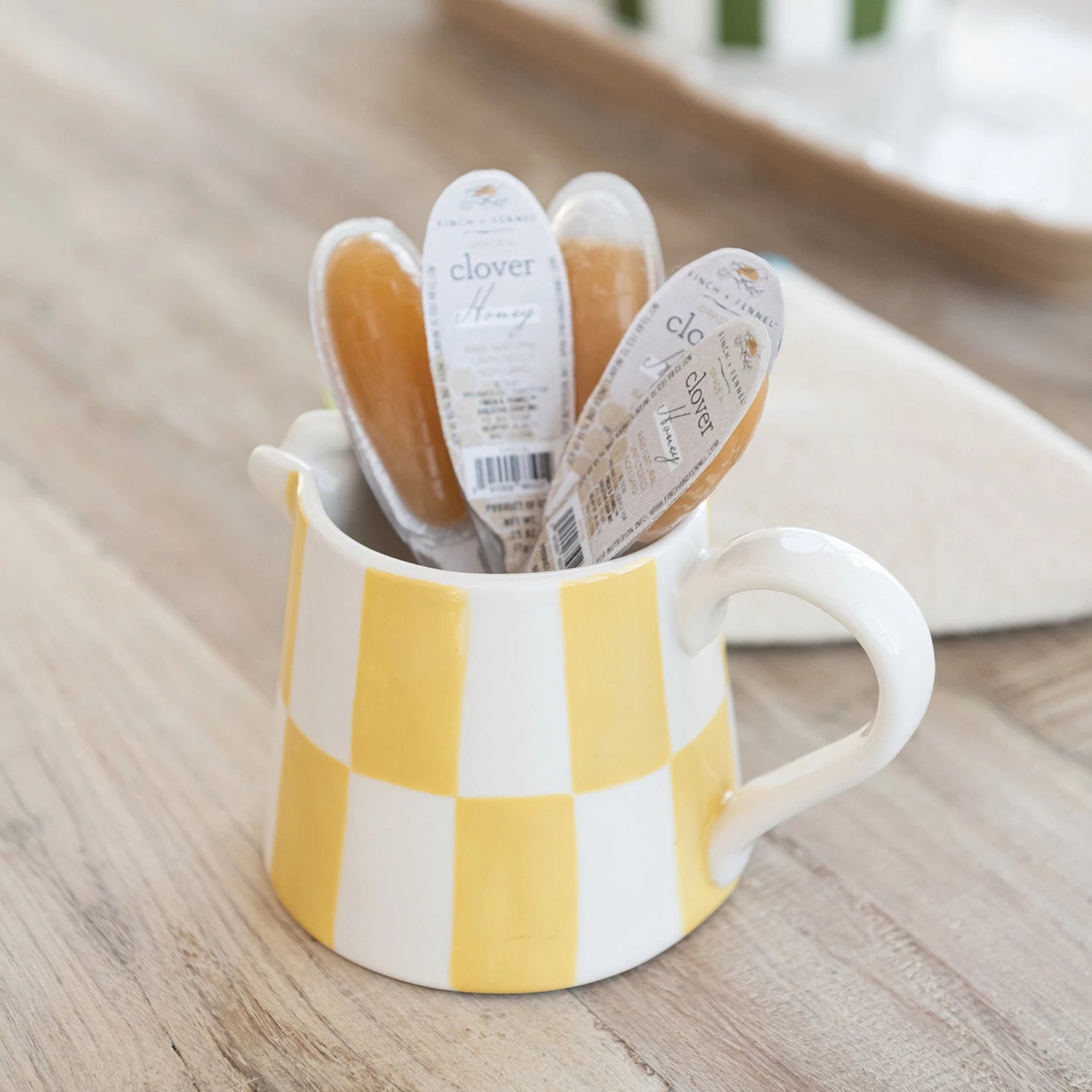 .25 oz. Grade A Unfiltered Clover Honey Filled Single Use Spoons