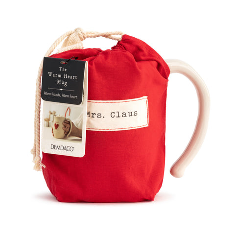 Mrs. Claus Heart Mug