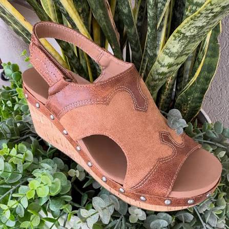 Corkys | Hey Stranger Wedge | Saddle