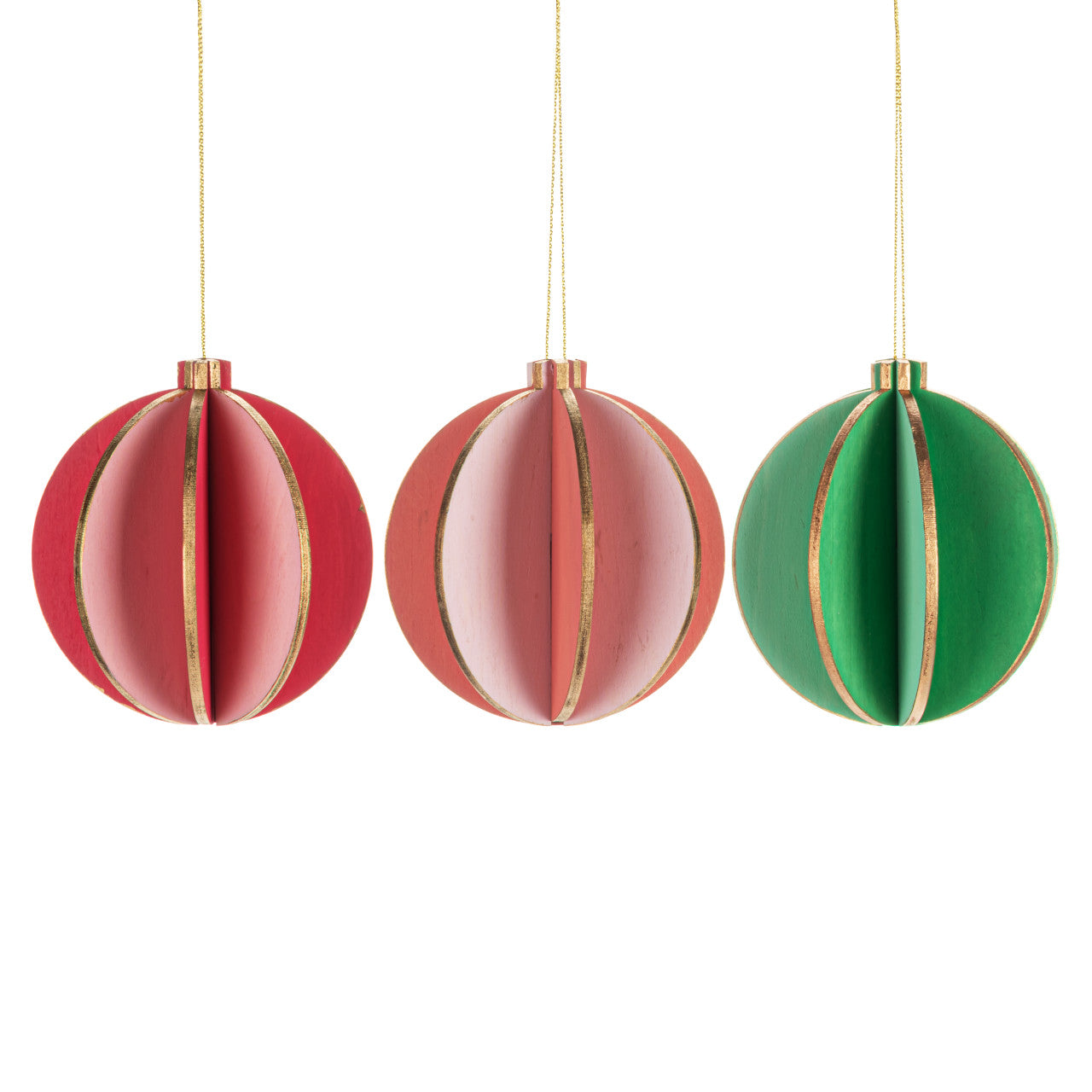 Wood Round Ornaments