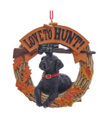 Love To Hunt Ornament