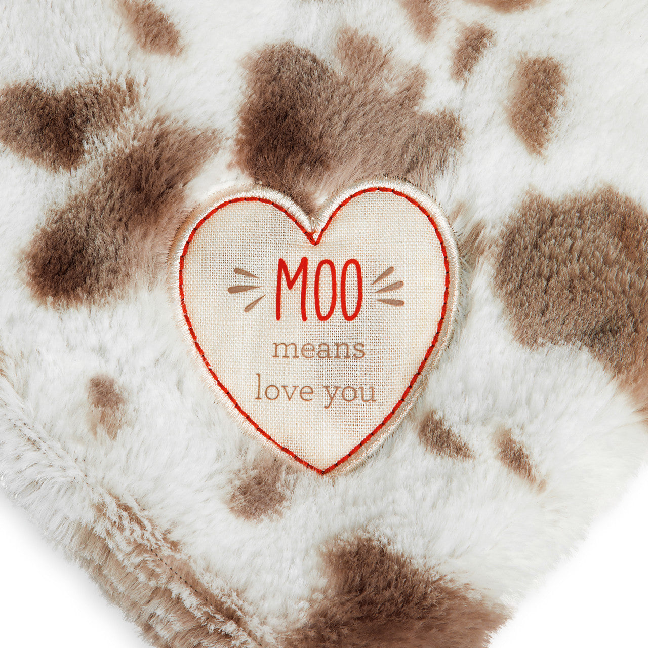 Barnyard Rattle Blankie - Cow