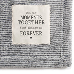 Together Time Family Moments Gray Mega Blanket