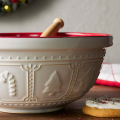 Ceramic Mixing Bowl with Whisk - Set of 2