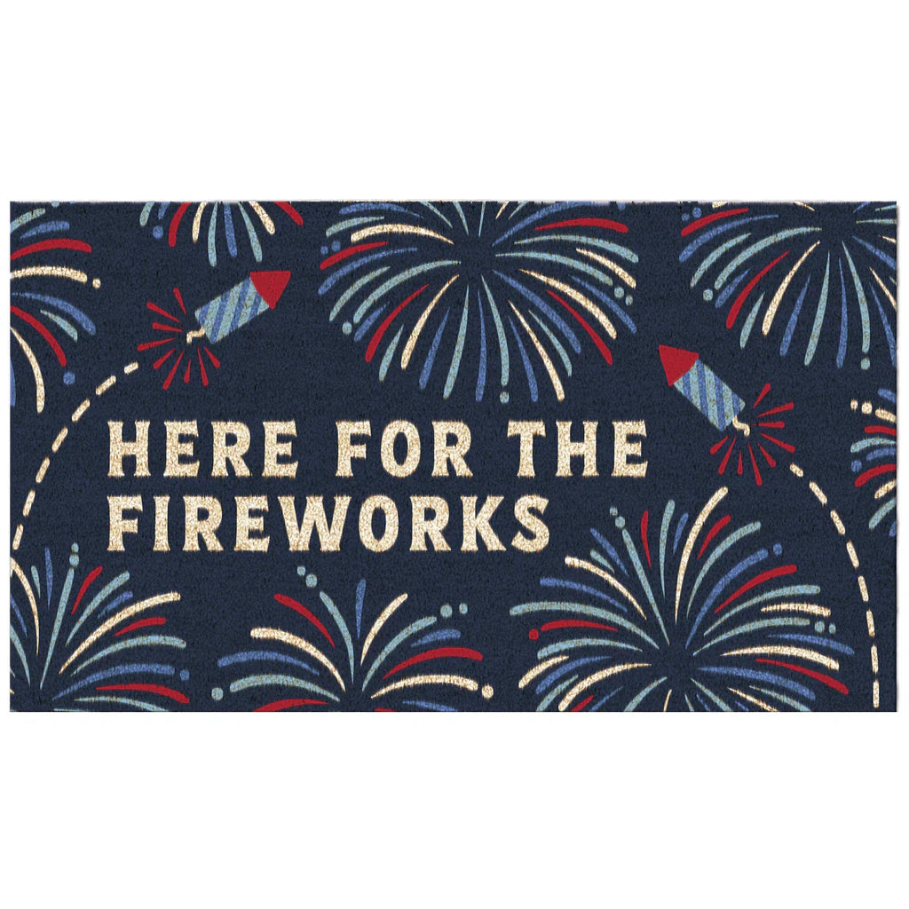 Here for the Fireworks Doormat