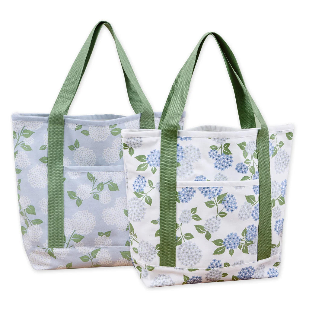 Hydrangea Garden Printed Totes