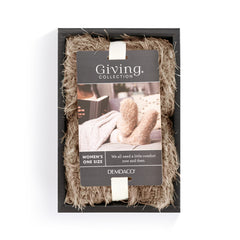 Camel Brown Cozy Giving Socks