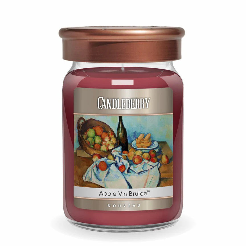 NOUVEAU - Apple Vin Brulee™, Large Jar Candle